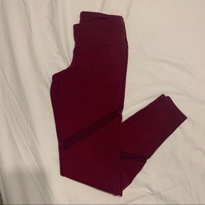Old Navy Active Leggings Maroon